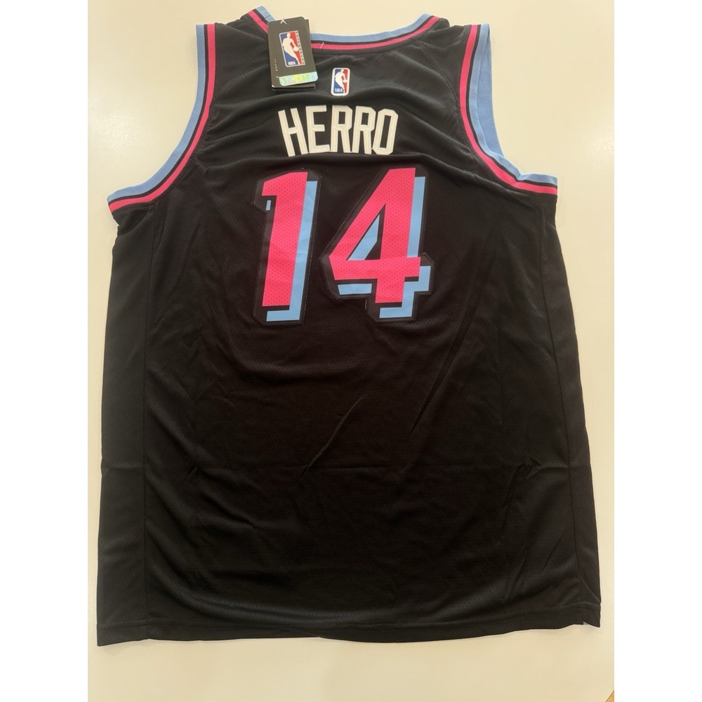 Nike Tyler Herro Miami Heat City Edition Jersey Vice Size Large 48